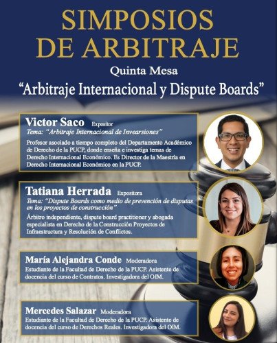 Simposios de Arbitraje: Arbitraje Internacional y Dispute Boards