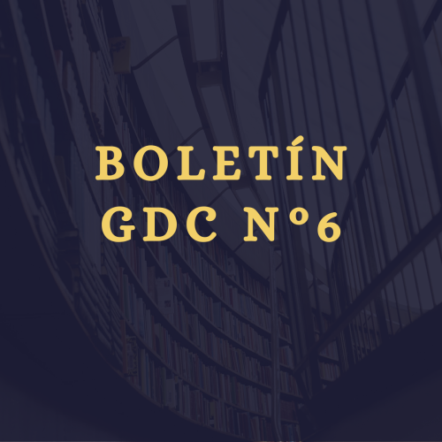 Boletín Informativo N° 6 del GDC