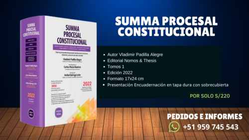 Libro: "Summa Procesal Constitucional"