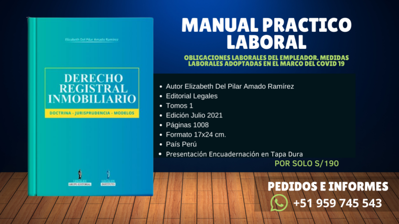 Libro: "Derecho Registral Inmobiliario | Doctrina, Jurisprudencia y Modelos