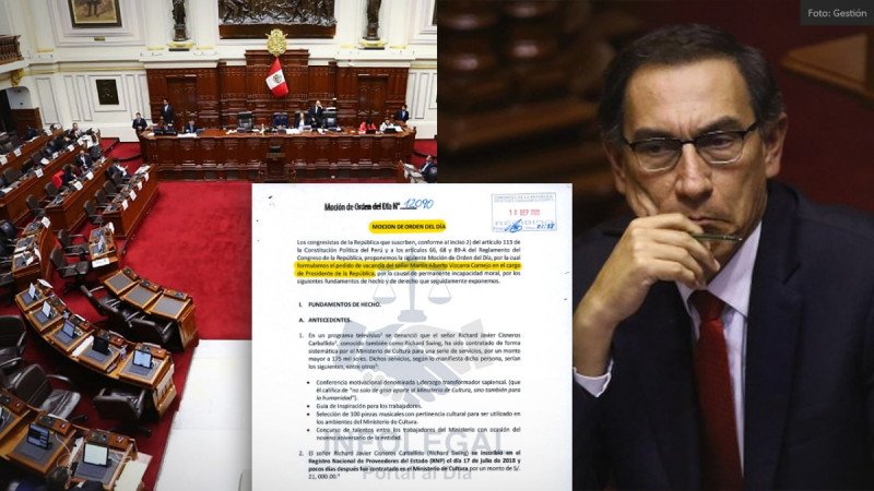 El Proceso de Vacancia del ex presidente Martín Vizcarra