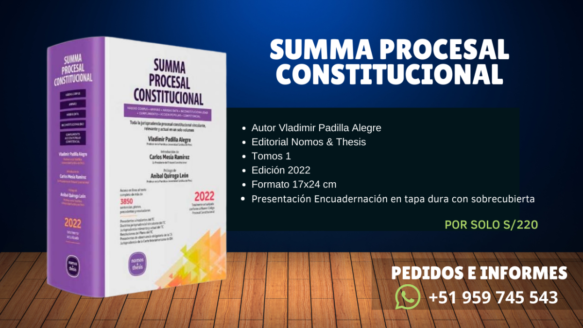 Libro: "Summa Procesal Constitucional"