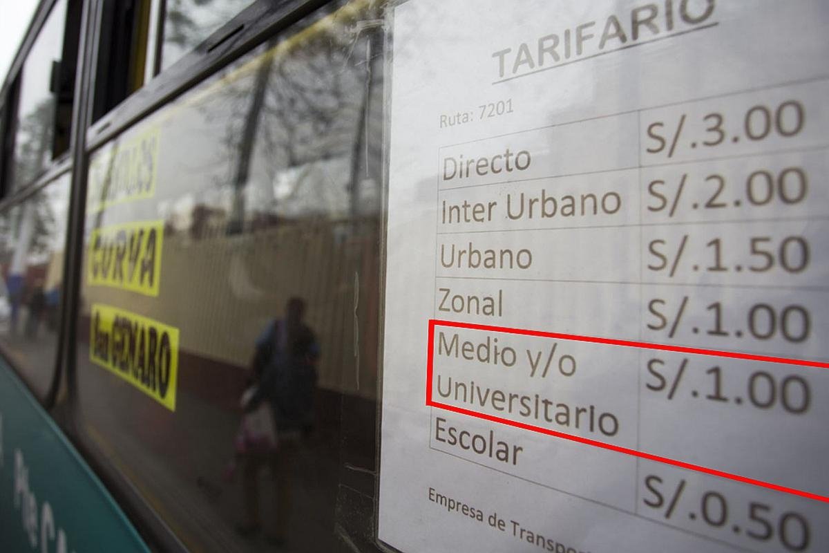 La ley y el medio pasaje