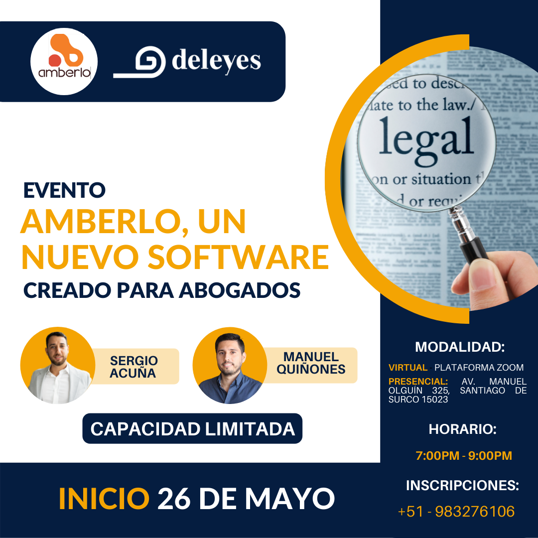 AMBERLO UN NUEVO SOFTWARE CREADO PARA ABOGADOS