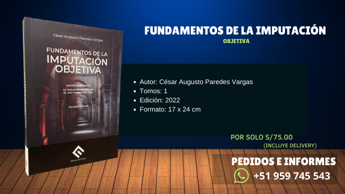 Fundamentos de la imputación objetiva