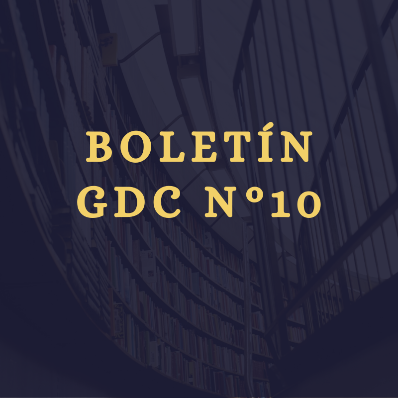 Boletín Informativo N° 10 del GDC