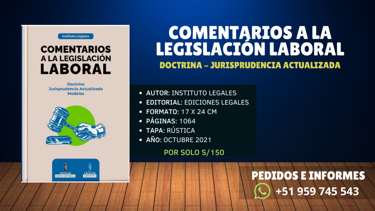Libro: "Comentarios a la Legislación Laboral"