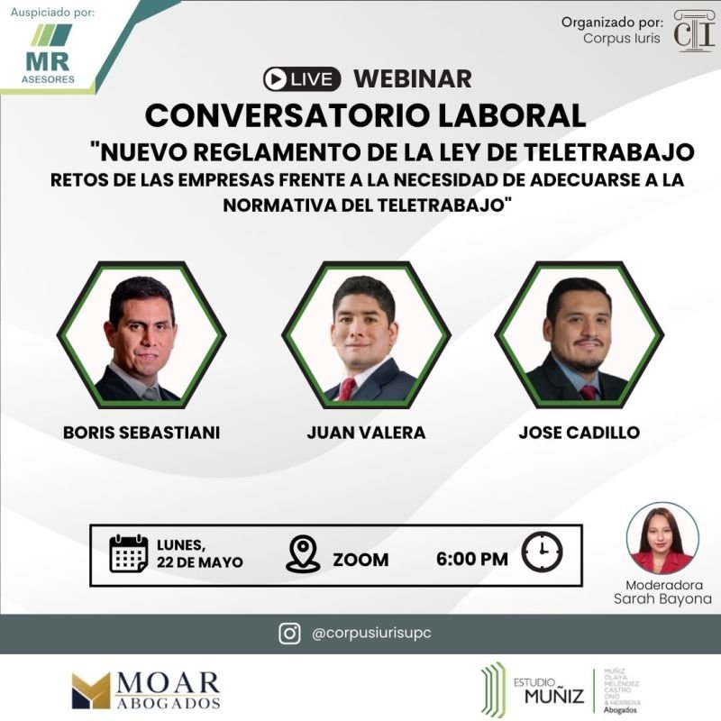 Corpus luris: Nuevo reglamento de la Ley de Teletrabajo, retos de las empresas frente a la necesidad de adecuarse a la normativa del teletrabajo