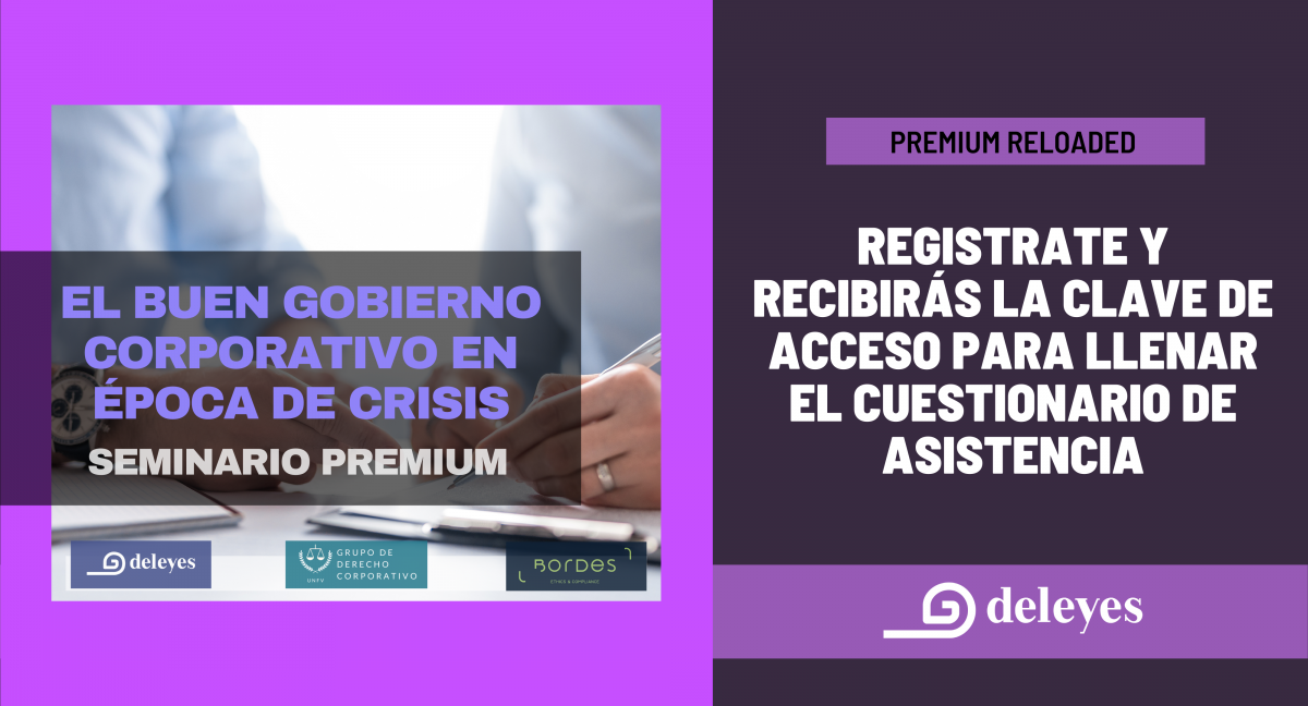 El Buen Gobierno Corporativo en Época de Crisis