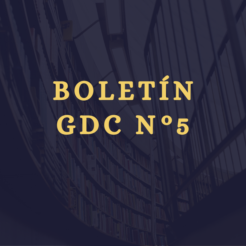 Boletín Informativo N° 5 del GDC