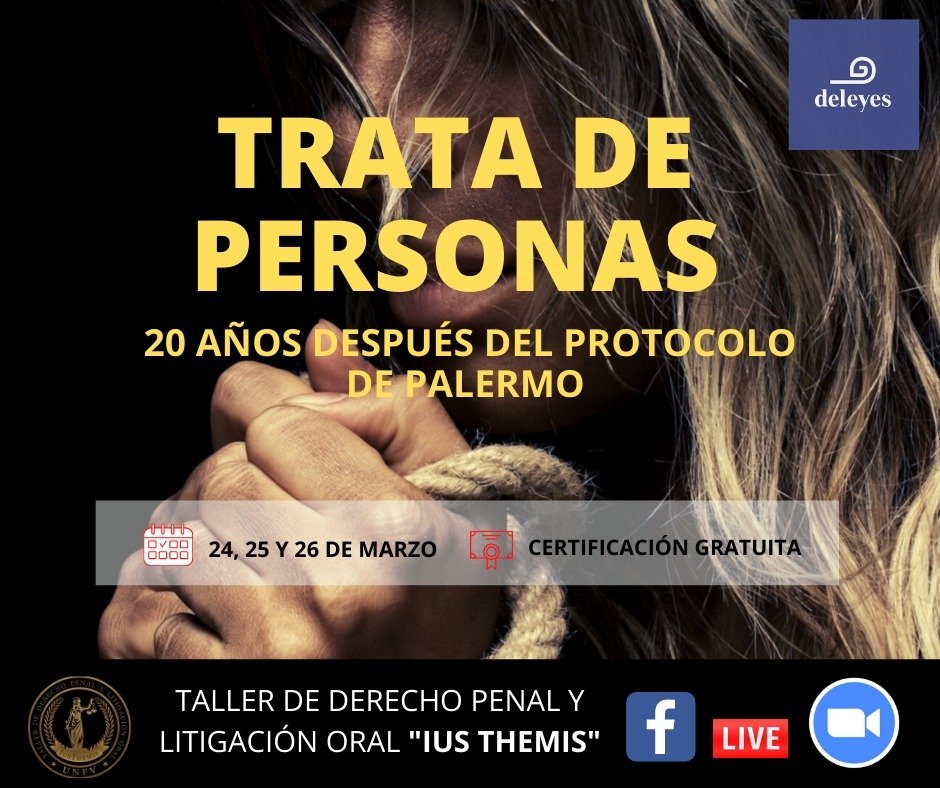 Trata de personas - 20 años después del Protocolo de Palermo