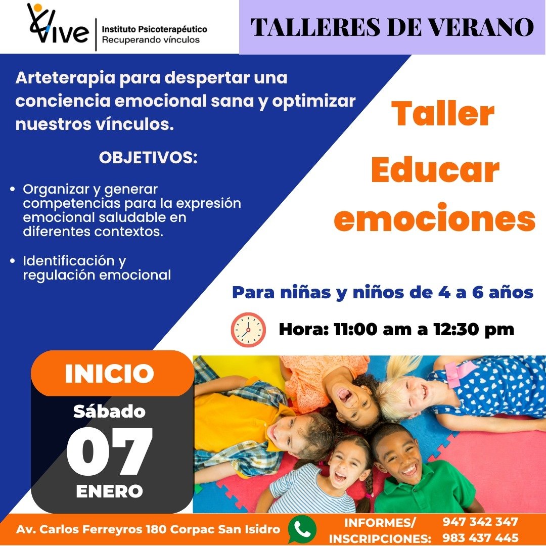 Taller para educar mis emociones